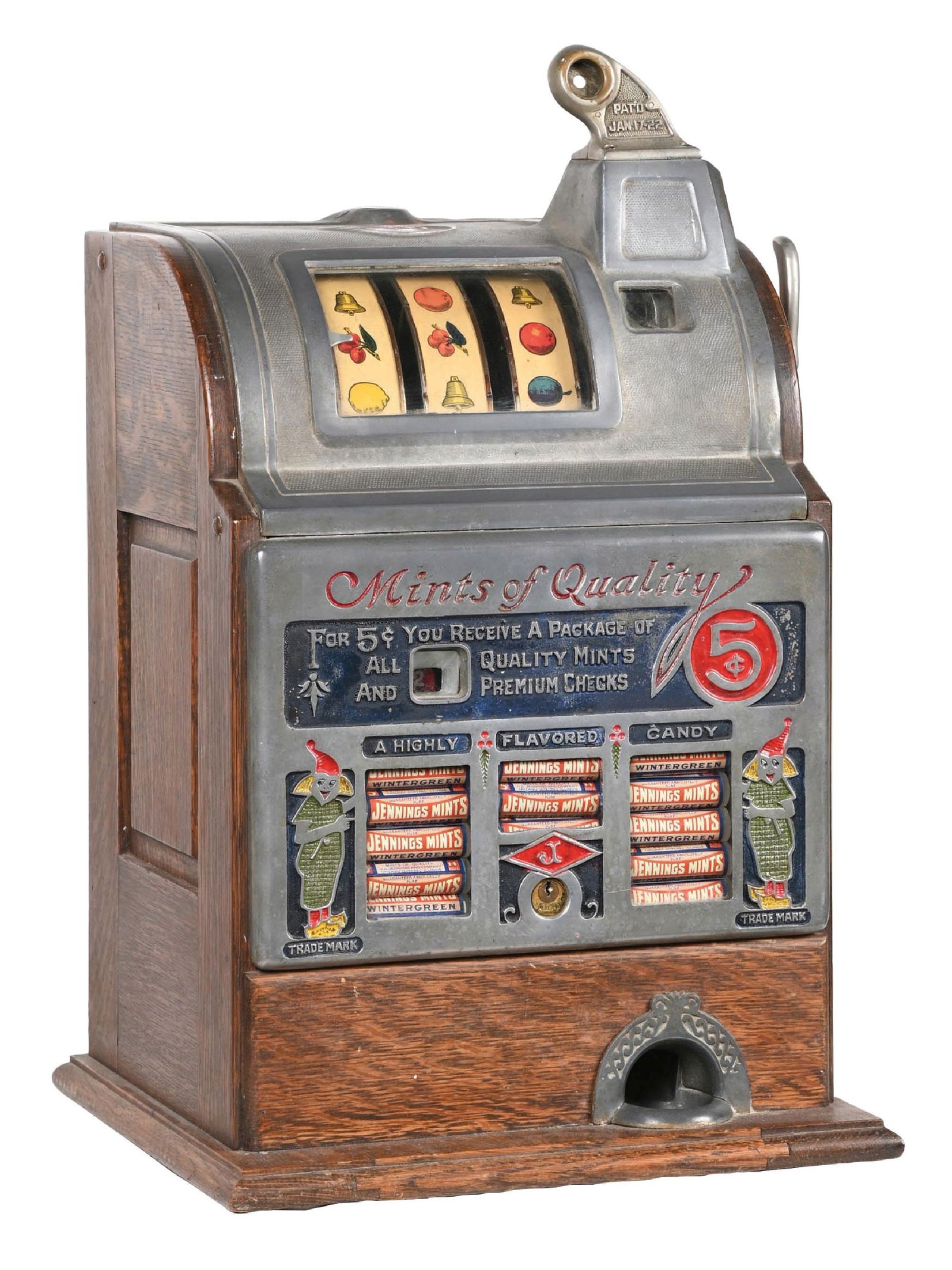 5&#162; JENNINGS AUTOMATIC O.K.