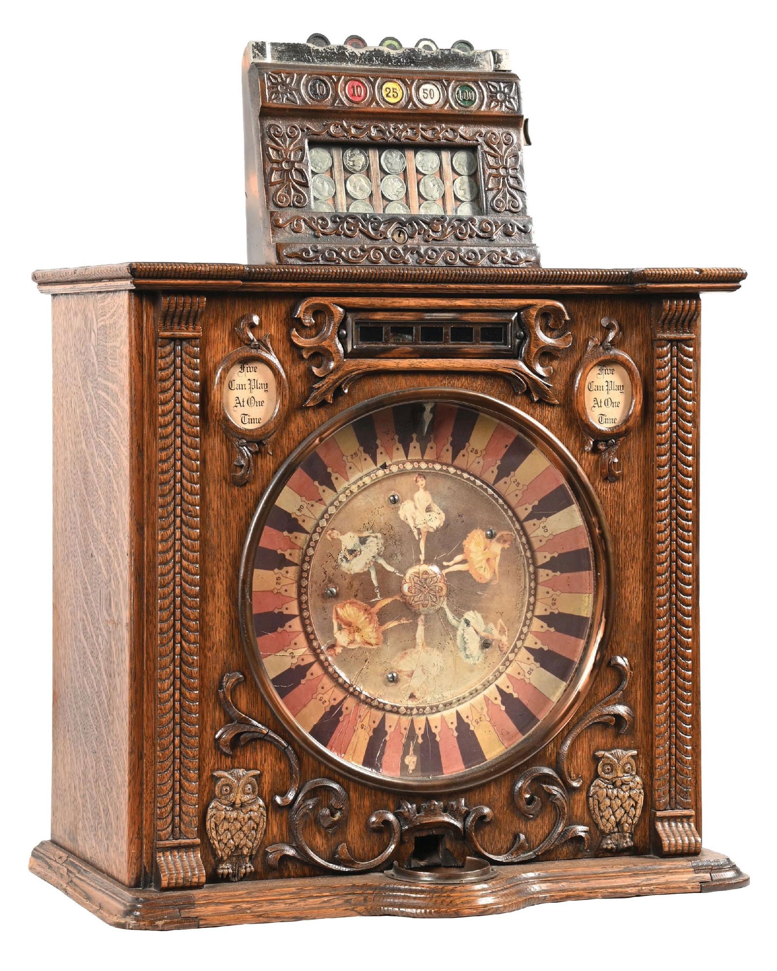 5&#162; MILLS OWL JUNIOR COUNTER
