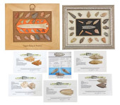 (52) FRAMED STONE ARROWHEADS &