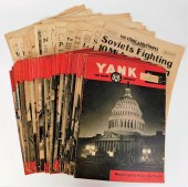 52PC WWII YANK MAGAZINE & NEWS