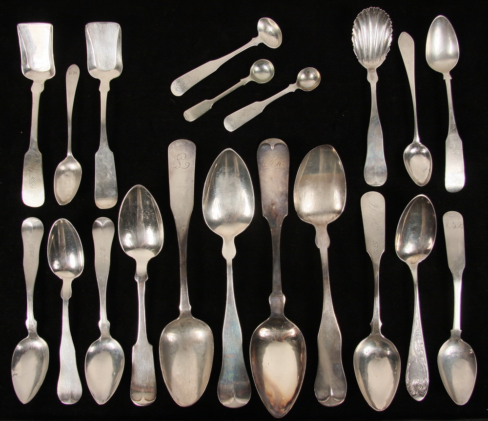 (53) COIN SILVER SPOONS - Including