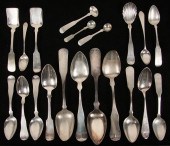 (53) COIN SILVER SPOONS - Incl