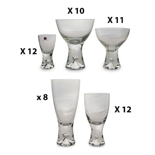 (53 PC) IITTALA GLASSWARE SET BY