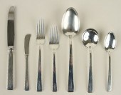 53PC TOWLE ART DECO STERLING F