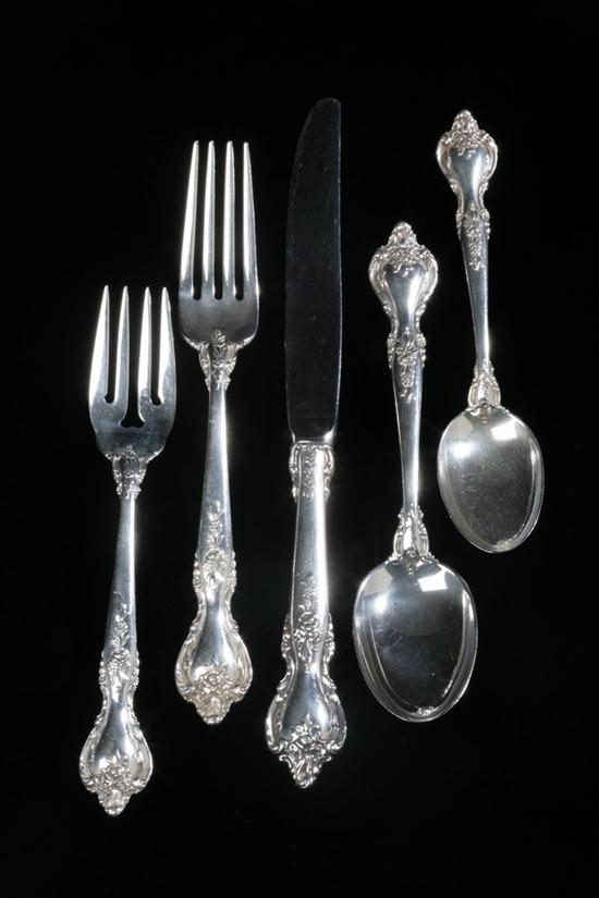 54-PIECE LUNT STERLING SILVER