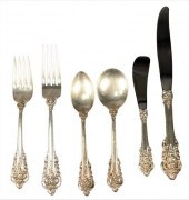 54 PIECE SET OF WALLACE STERLI