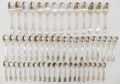 54pc Antique English Sterling