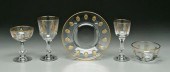55 pieces Tiffin crystal, Pala