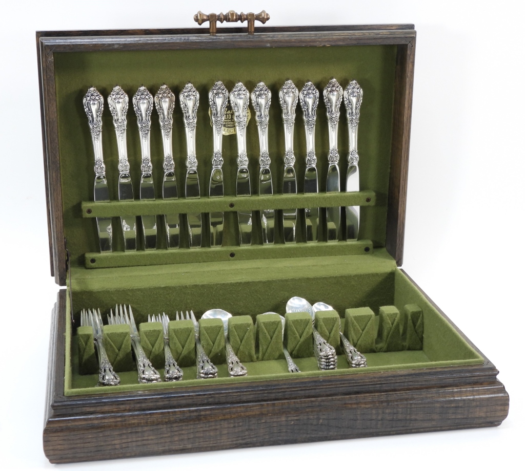 55PC LUNT ELOQUENCE STERLING SILVER
