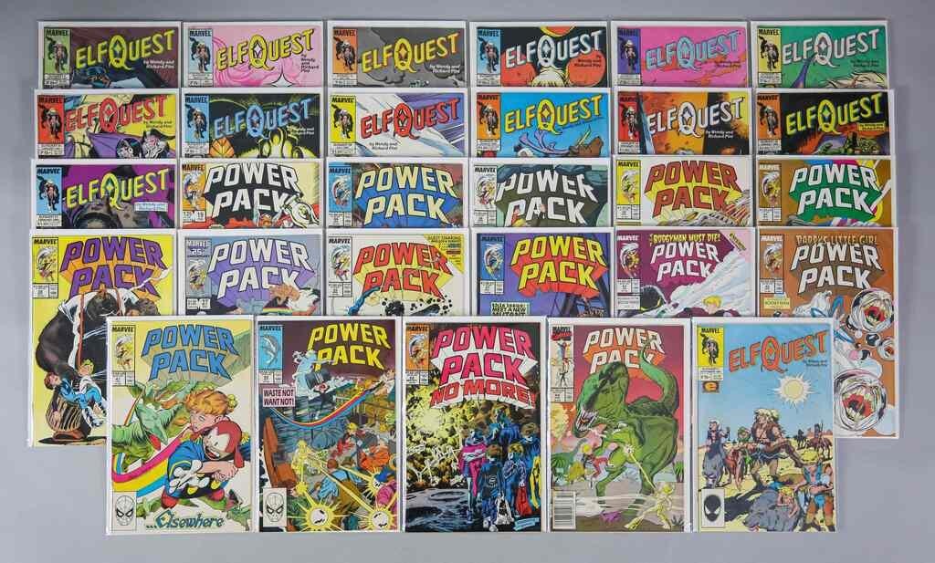 56 MARVEL COMIC BOOKS ELF QUEST AND