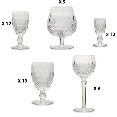 (56 PC) WATERFORD GLASSWARE