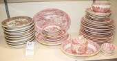 (56) Pcs Red Willow dinnerware