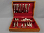 56-PIECE PARTIAL STERLING SILV