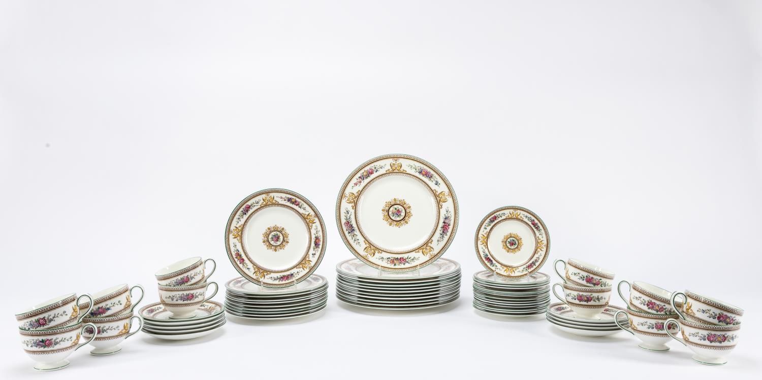 56PC WEDGWOOD COLUMBIA WHITE