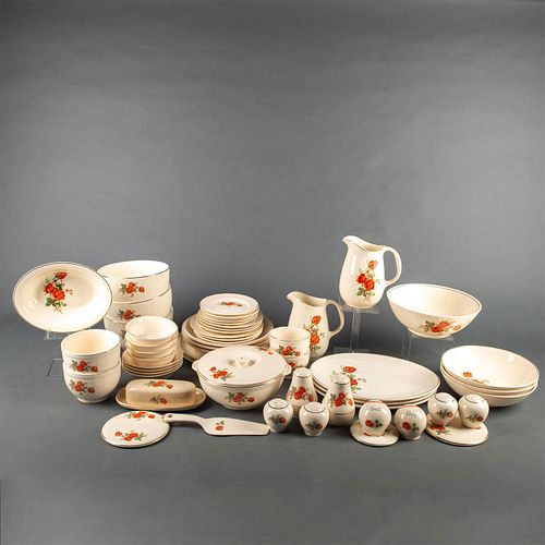57PC UNIVERSAL POTTERIES AMERICAN