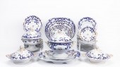 58 PCS, W. ADAMS FLOW BLUE & G