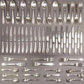 (59) CHRISTOFLE 'SAIGON' SILVE