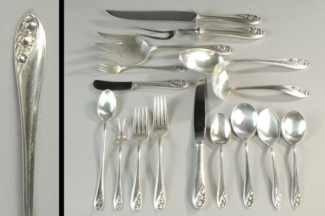 59 PIECE GORHAM STERLING FLATWARE