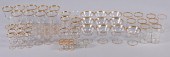 59 VARIOUS PIECES OF GLASSWARE
