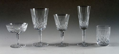 59PC. WATERFORD CRYSTAL STEMWARE