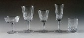 59PC. WATERFORD CRYSTAL STEMWA