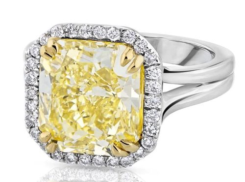 5CT DIAMOND FANCY INTENSE YELLOW