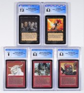 5PC 1993 MAGIC THE GATHERING B
