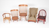 5PC 19C. TOY DOLL FURNITURE RI