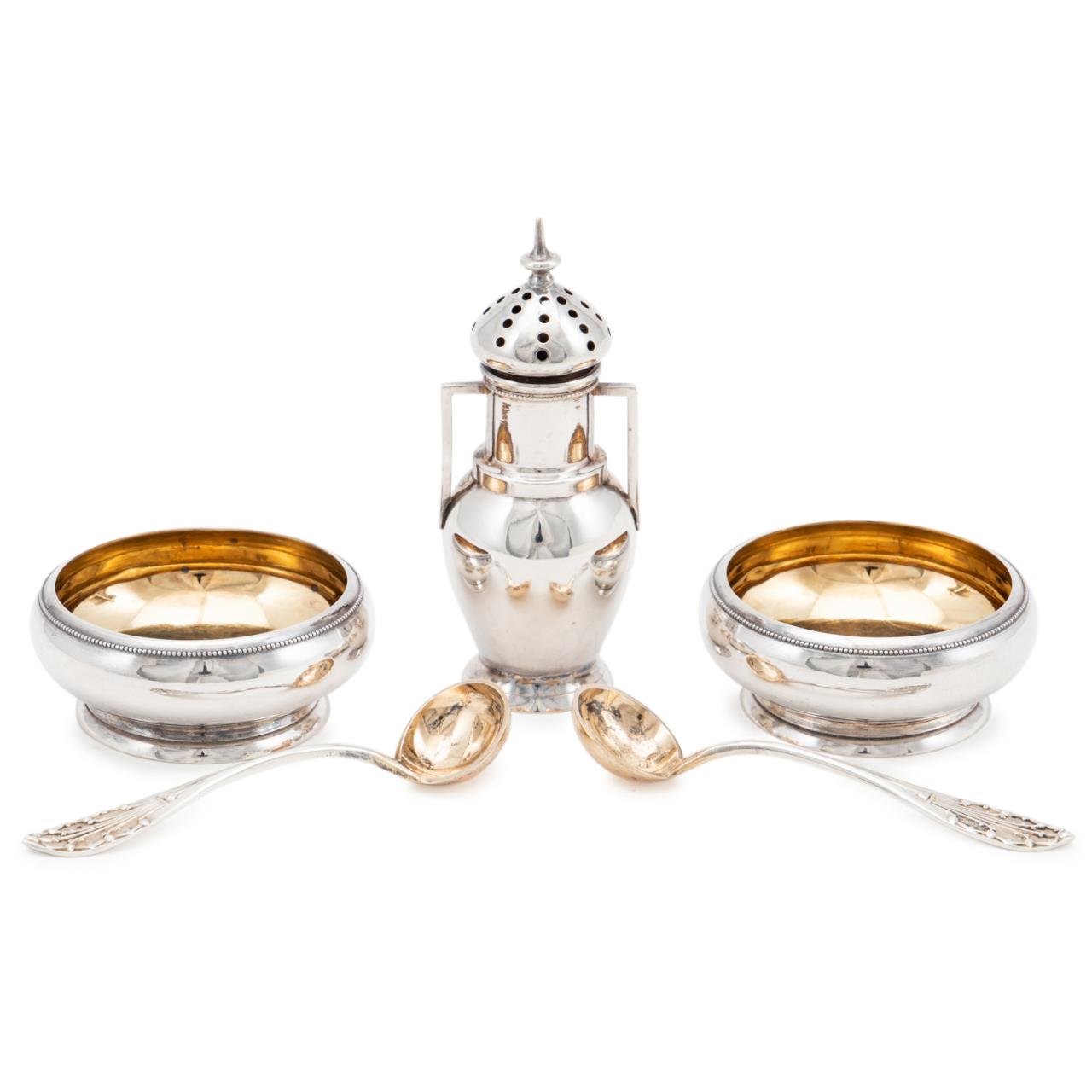 5PC 19TH C. NEW YORK STERLING