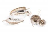 5PC 900 SILVER GROUP, FLOWERS