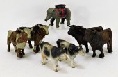 5PC AMERICAN CAST IRON ANIMAL