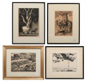 5PC. AMERICAN PRINT LOT: 1) Br