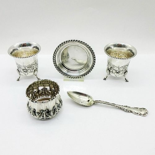 5PC ANTIQUE GORHAM, WHITING