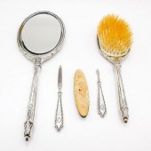 5PC ANTIQUE VICTORIAN SAART BR