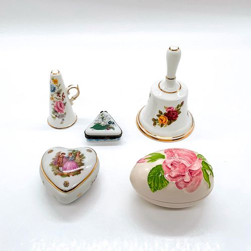 5PC ASSORTED DECORATIVE CERAMIC