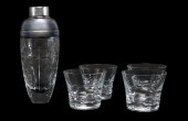 5PC BACCARAT CRYSTAL COCKTAIL