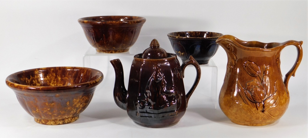 5PC BENNINGTON TYPE ROCKINGHAM
