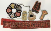 5PC CHINESE & ASIAN EMBROIDERE