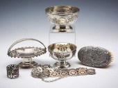 5PC CHINESE SILVER INCLUDING W