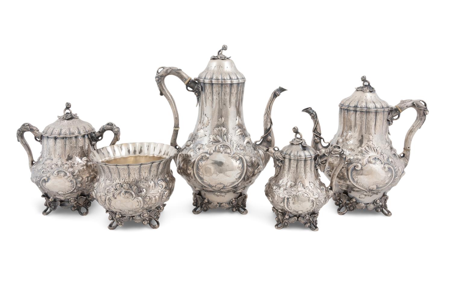 5PC COIN SILVER HOT BEVERAGE