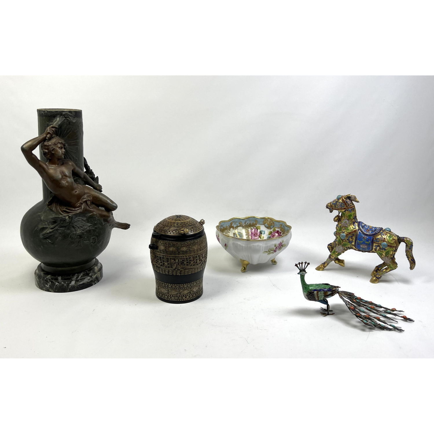 5pc Decorative Vintage metal and