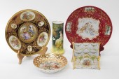 5PC DRESDEN PRUSSIA DECORATED