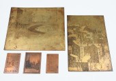 5PC. E.T. HURLEY ETCHING PLATE