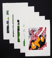 5pc G. Clark Sealy Embossed Se