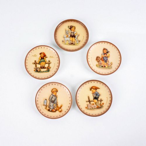 5PC GOEBEL PORCELAIN PLATES