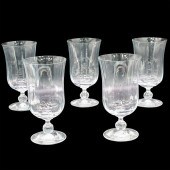 5PC GORHAM CRYSTAL ALL PURPOSE