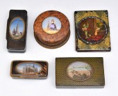 5PC GROUPING OF PICTORIAL TREE