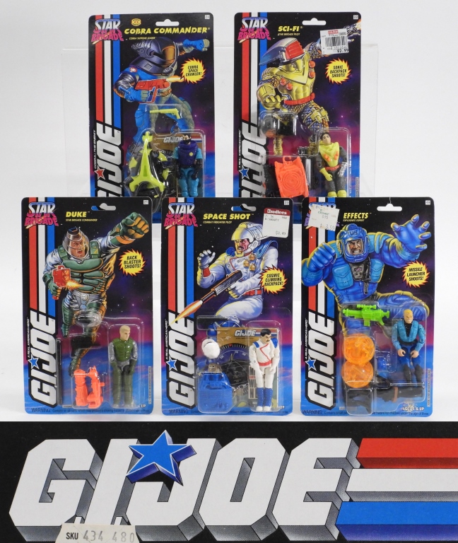 5PC HASBRO GI JOE STAR BRIGADE MOSC