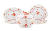 5PC HEREND 'CHINESE BOUQUET RU