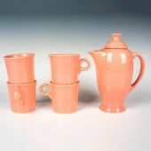 5PC HOMER LAUGHLIN FIESTA COFF